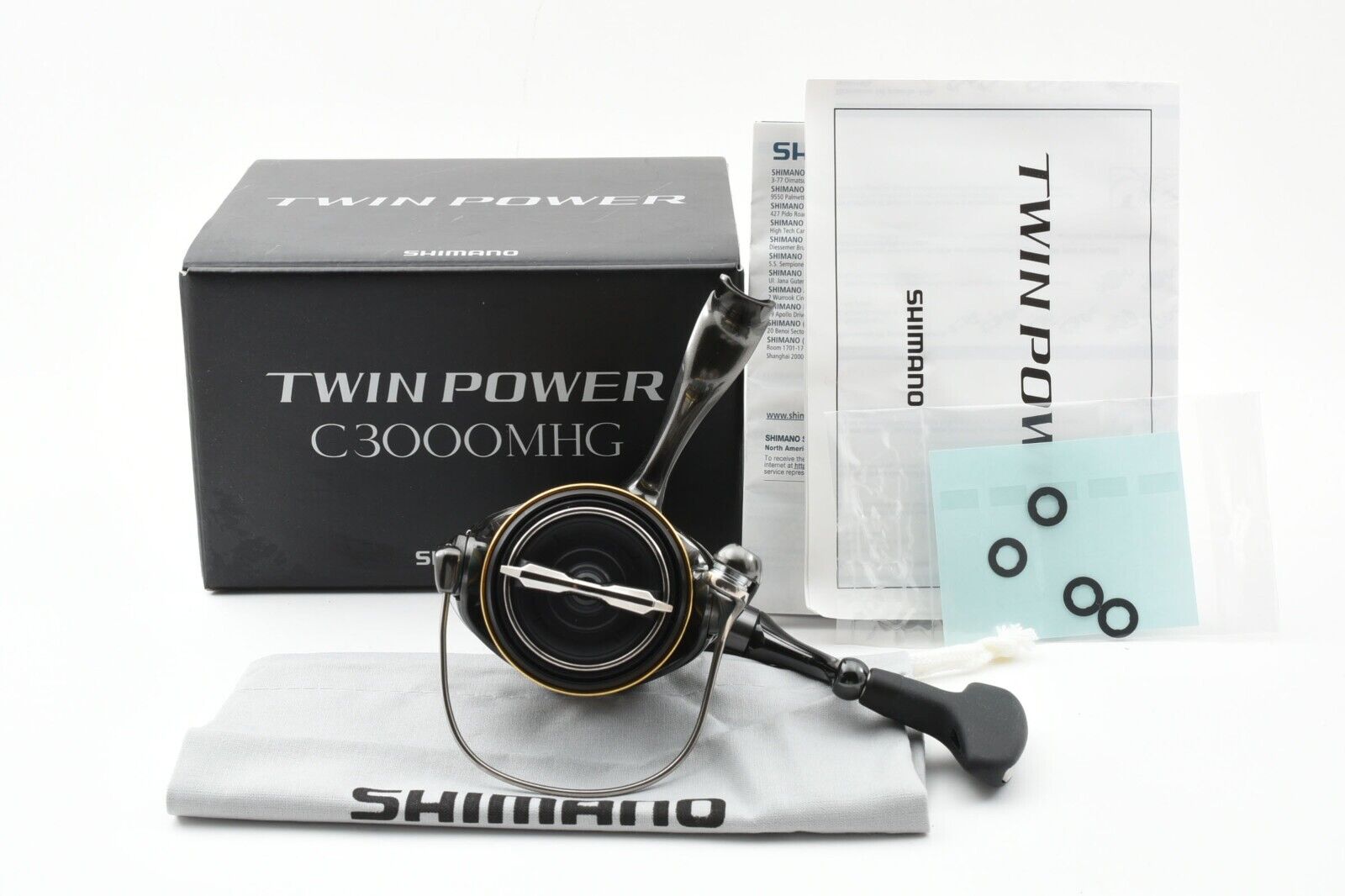 Shimano 20 Doppio Potenza C3000MHG Spinning Mulinello Vicino Mint Da Japan #2015