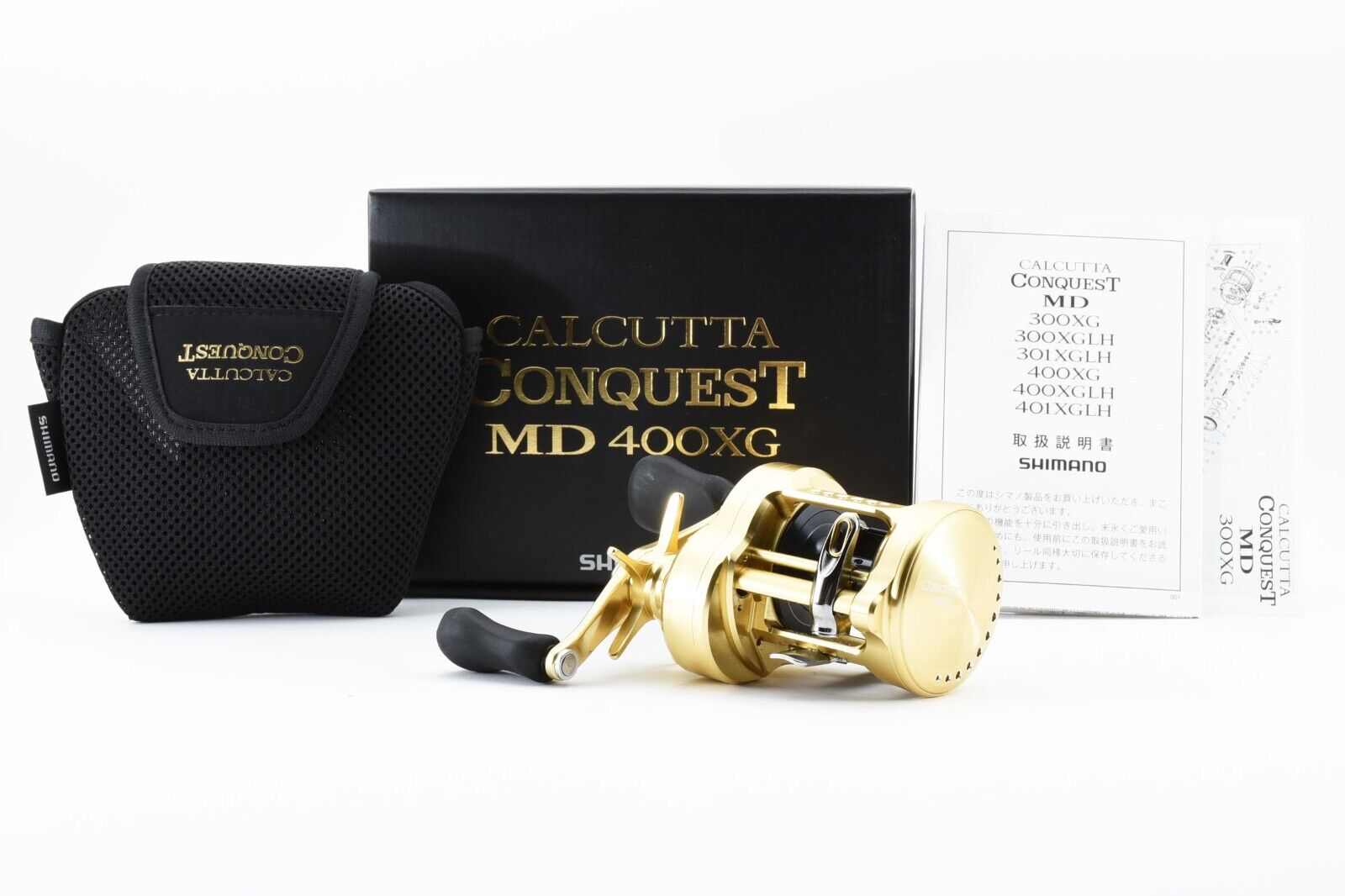 [Inutilizzati] Shimano 23 Calcutta Conquest MD 400XG Dx Esca Colata Reel Japan #